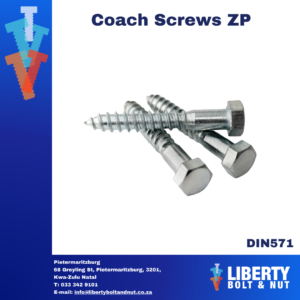 Coach Screw ZP DIN571
